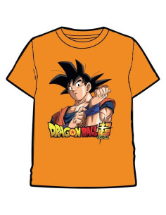 CAMISETA INFANTIL NARANJA DRAGON BALL SUPER GOKU