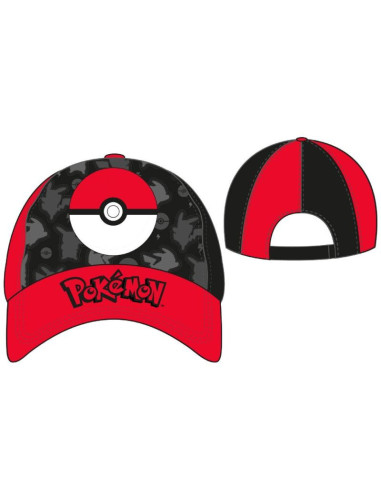 GORRA INFANTIL POKEMON POKEBALL