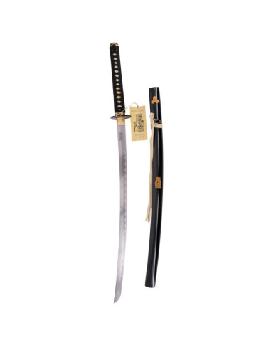 KATANA AFILADA FUNCIONAL KILL BILL HATTORI HANZO "LA NOVIA" (ACERO AL CARBONO CON FILO) 103cm