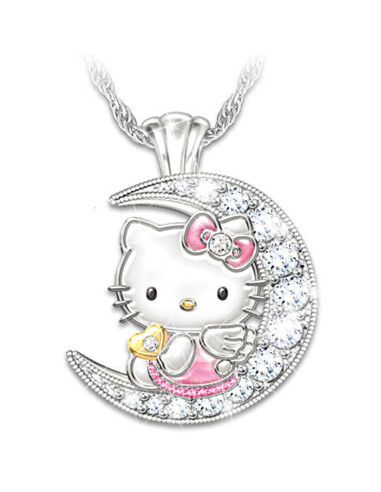 COLGANTE HELLO KITTY TO THE MOON