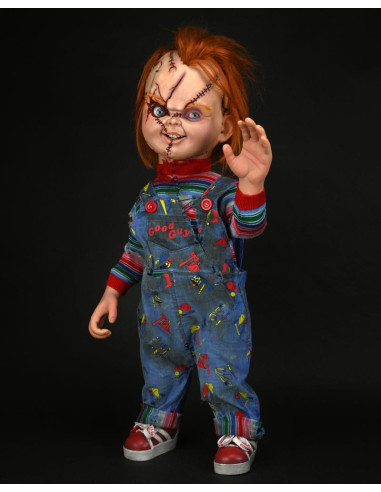 MUÑECO DIABOLICO BRIDE OF CHUCKY CHUCKY TAMAÑO 1/1 78cm