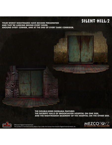 DELUXE SET SILENT HILL 2 PYRAMID HEAD & BUBBLE HEAD NURSE DIORAMA
