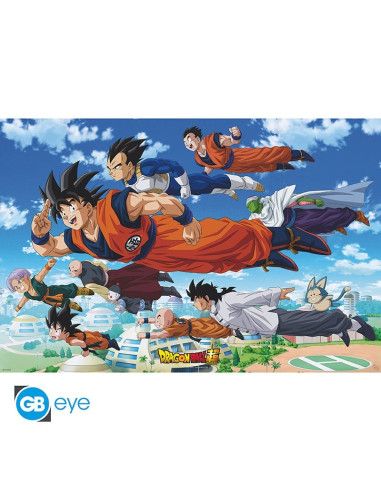 POSTER DRAGON BALL SUPER GOKU GROUP 61x91cm