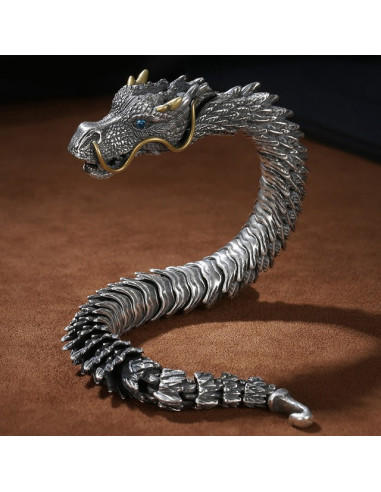 PULSERA DRAGON ACERO INOXIDABLE