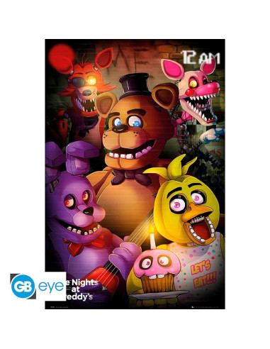 POSTER FIVE NIGHTS AT FREDDYS GROUP 61x91cm