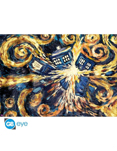 POSTER DOCTOR WHO EXPLODING TARDIS 61x91cm