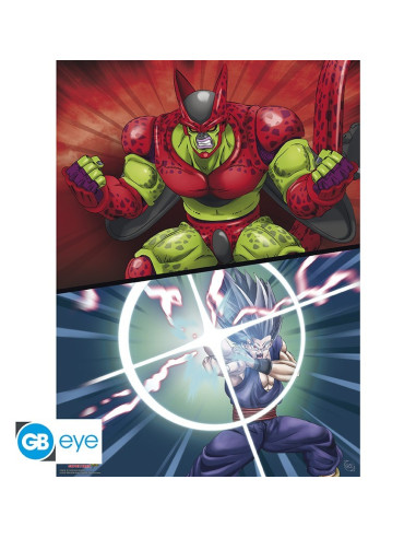 POSTER DRAGON BALL SUPER GOHAN vs CELL MAX (52x38cm)