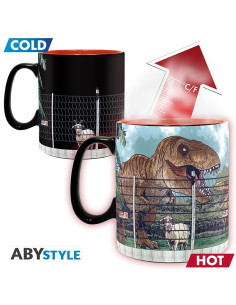 TAZA MAGICA JURASSIC PARK HEAT CHANGE 460ml 2