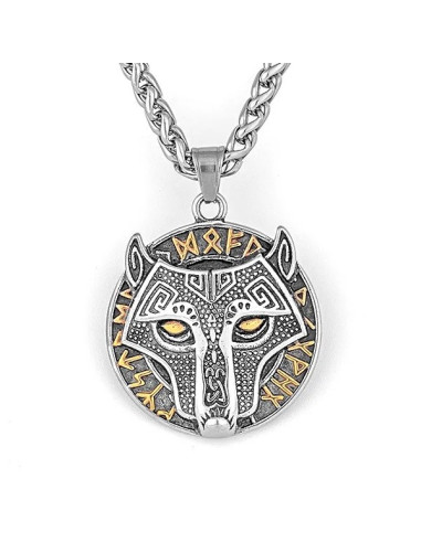 COLGANTE ACERO INOXIDABLE FENRIR WOLF