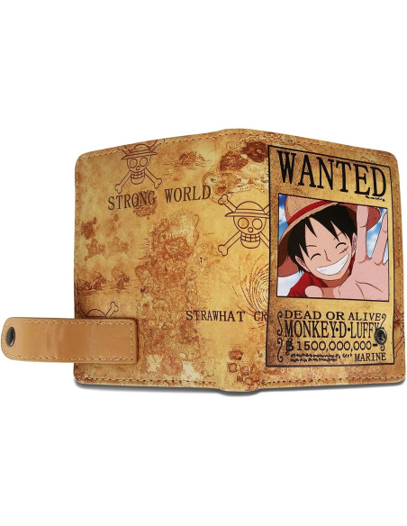 CARTERA CON MONEDERO ONE PIECE WANTED LUFFY
