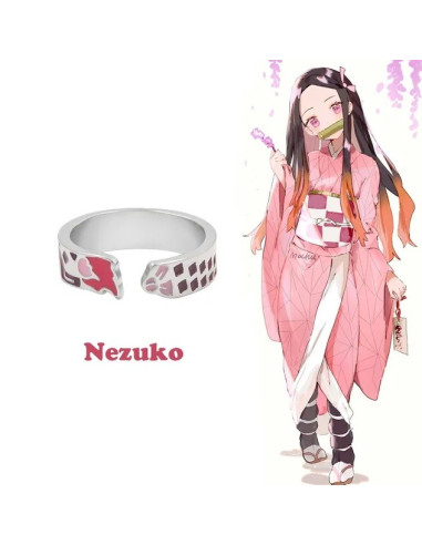 ANILLO AJUSTABLE DEMON SLAYER NEZUKO