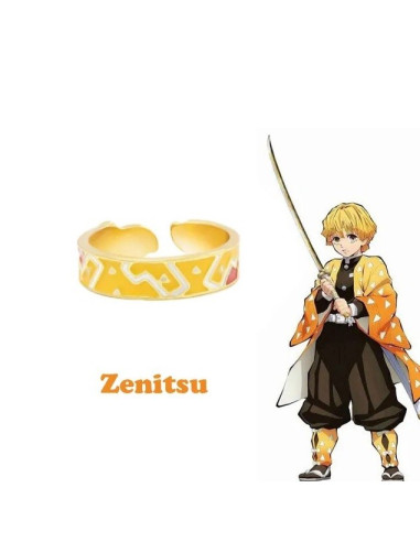 ANILLO AJUSTABLE DEMON SLAYER ZENITSU