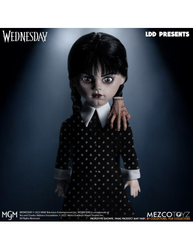 MUÑECA LIVING DEAD DOLLS WEDNESDAY ADDAMS