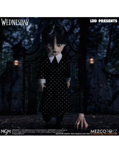 MUÑECA LIVING DEAD DOLLS WEDNESDAY ADDAMS
