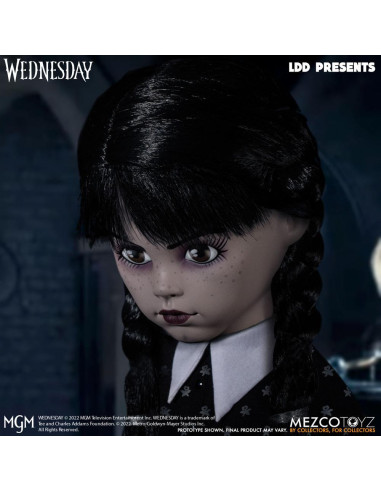 MUÑECA LIVING DEAD DOLLS WEDNESDAY ADDAMS