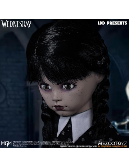 MUÑECA LIVING DEAD DOLLS WEDNESDAY ADDAMS