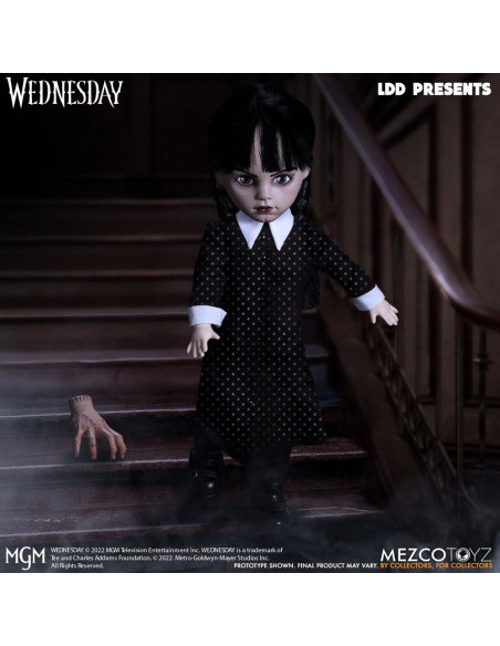MUÑECA LIVING DEAD DOLLS WEDNESDAY ADDAMS