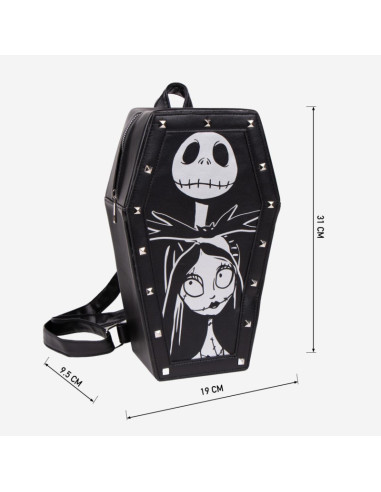 MOCHILA NIGHTMARE BEFORE CHRISTIMAS EN FORMA DE ATAUD
