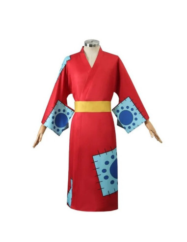 COSPLAY TRAJE ONE PIECE LUFFY (WANO)