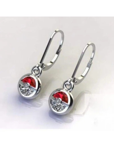 PENDIENTES POKEMON POKEBALL