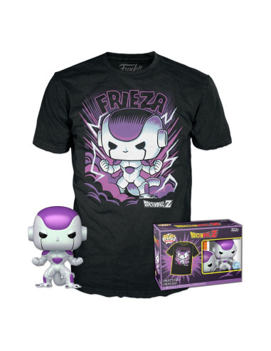 FUNKO POP & TEE SET DRAGON BALL Z FRIEZA (METALLIC)