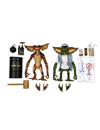 FIGURA GREMLINS PACK 2 NECA REELTOYS ULTIMATE DEMOLITION GREMLINS