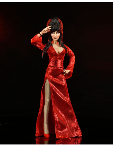 FIGURA ELVIRA NECA REELTOYS MISTRESS OF THE DARK RED, FRIGHT & BOO