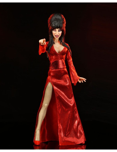 FIGURA ELVIRA NECA REELTOYS MISTRESS OF THE DARK RED, FRIGHT & BOO