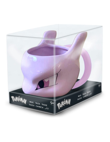 TAZA 3D SHAPE MUG POKEMON MEWTWO