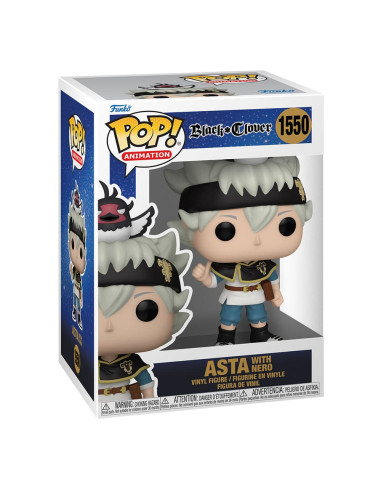 FUNKO POP BLACK CLOVER ASTA WITH NERO