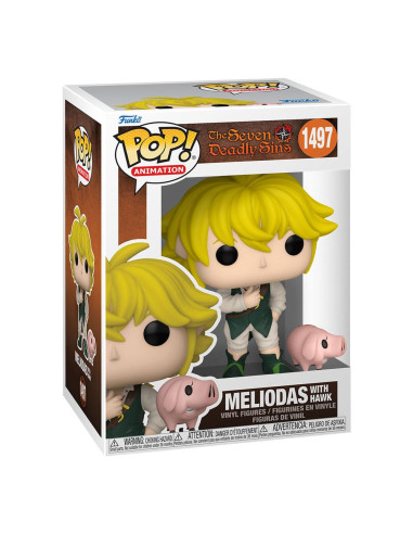 FUNKO POP SEVEN DEADLY SINS MELIODAS w/ HAWK