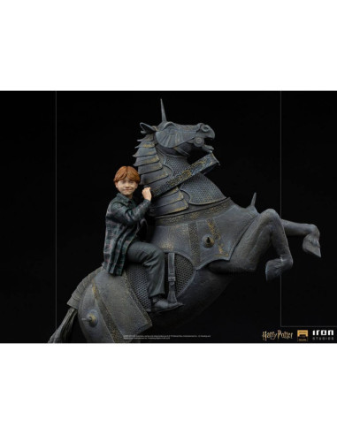 ESTATUA ART SCALE 1/10 HARRY POTTER RON WEASLEY AJEDREZ MAGICO