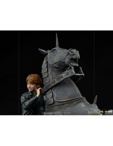 ESTATUA ART SCALE 1/10 HARRY POTTER RON WEASLEY AJEDREZ MAGICO