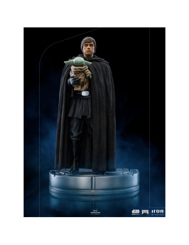 ESTATUA ART SCALE STAR WARS THE MANDALORIAN LUKE SKYWALKER Y GROGU THE CHILD