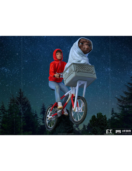 ESTATUA ART SCALE E.T. EL EXTRATERRESTRE E.T. Y ELLIOT
