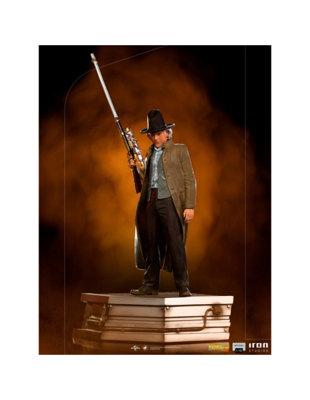 ESTATUA ART SCALE REGRESO AL FUTURO 3 DOC BROWN