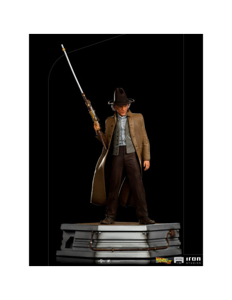 ESTATUA ART SCALE REGRESO AL FUTURO 3 DOC BROWN