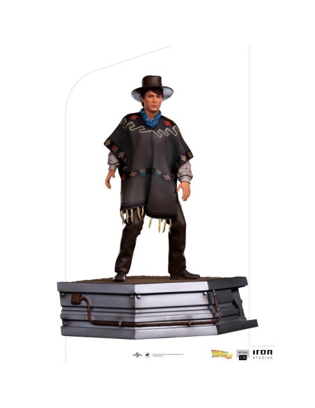 ESTATUA ART SCALE REGRESO AL FUTURO 3 MARTY MCFLY