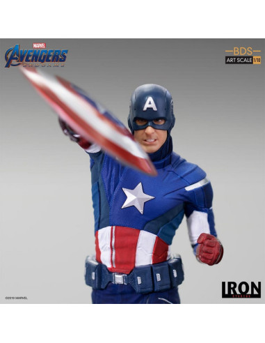 ESTATUA BDS ART SCALE 1/10 MARVEL LOS VENGADORES: ENDGAME CAPITAN AMERICA 2012