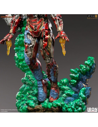 ESTATUA BDS ART SCALE 1/10 MARVEL SPIDER MAN IRON MAN ILLUSION