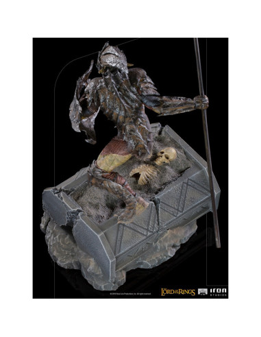 ESTATUA ART SCALE EL SEÑOR DE LOS ANILLOS ORCO CON ARMADURA