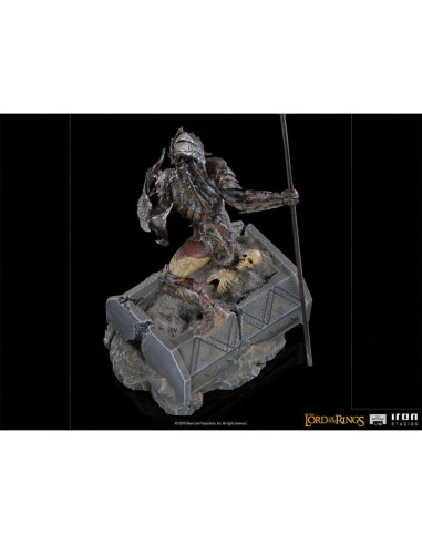 ESTATUA ART SCALE EL SEÑOR DE LOS ANILLOS ORCO CON ARMADURA