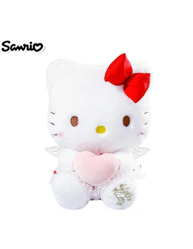 PELUCHE HELLO KITTY ANGEL HEARTS