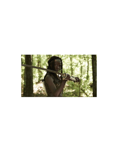 KATANA THE WALKING DEAD MICHONNE (ACERO SIN FILO) 103cm