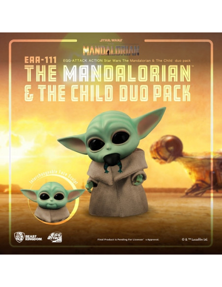 FIGURA EGG ATTACK STAR WARS THE MANDALORIAN Y THE CHILD