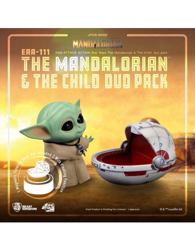 FIGURA EGG ATTACK STAR WARS THE MANDALORIAN Y THE CHILD