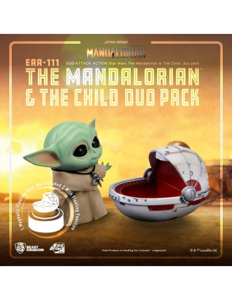 FIGURA EGG ATTACK STAR WARS THE MANDALORIAN Y THE CHILD