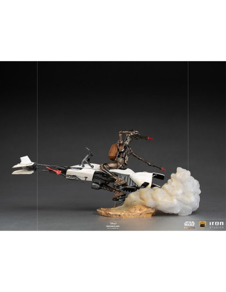 ESTATUA ART SCALE STAR WARS THE MANDALORIAN 1G-11 Y GROGU DELUXE