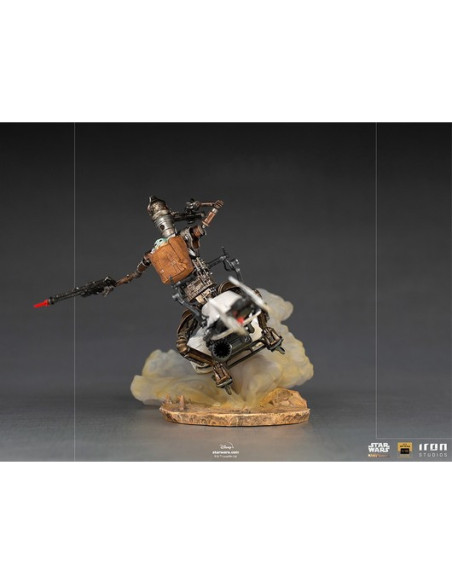 ESTATUA ART SCALE STAR WARS THE MANDALORIAN 1G-11 Y GROGU DELUXE