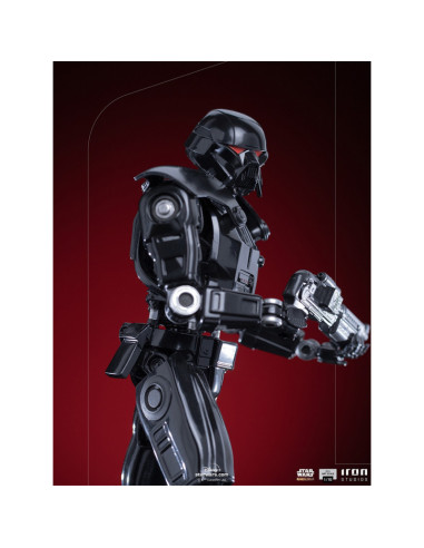 ESTATUA ART SCALE STAR WARS THE MANDALORIAN DARK TROOPER